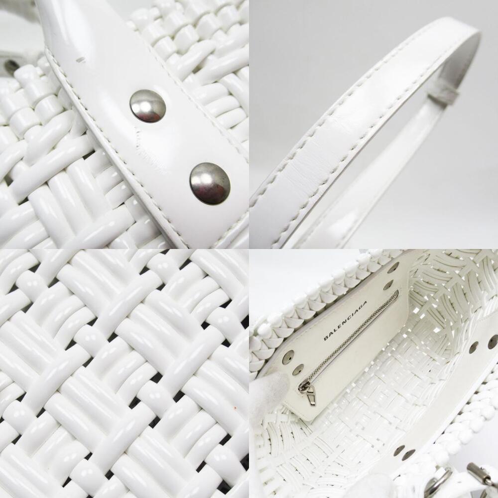 Balenciaga Bistro XXS Crossbody Shoulder Bag Enamel White - Picture 4 of 4